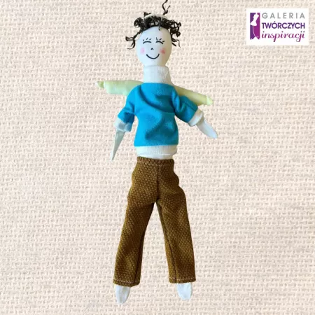 Bajkowy Aniołek (2) - Lalka tekstylna 42 cm